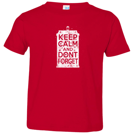 T-Shirts Red / 2T KCDF Tardis Toddler Premium T-Shirt