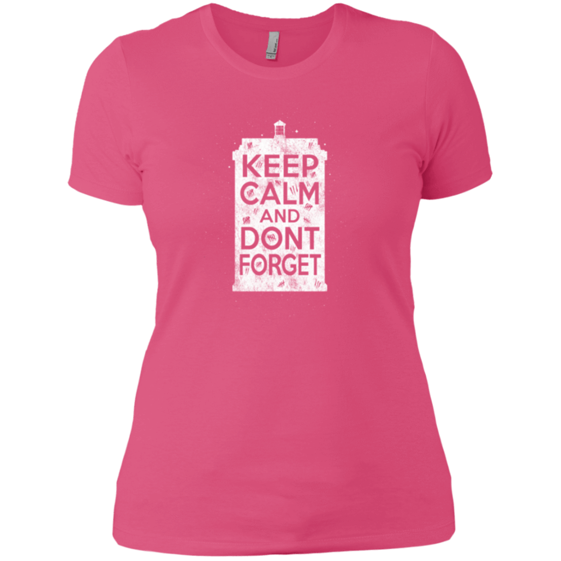 T-Shirts Hot Pink / X-Small KCDF Tardis Women's Premium T-Shirt