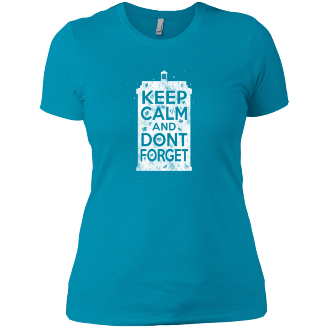 T-Shirts Turquoise / X-Small KCDF Tardis Women's Premium T-Shirt