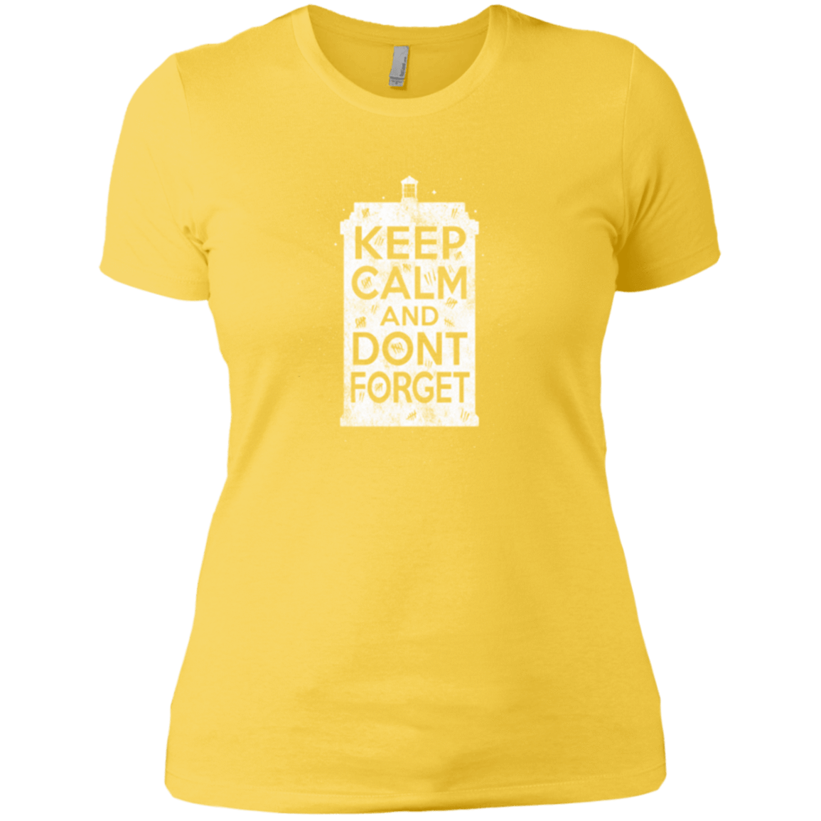 T-Shirts Vibrant Yellow / X-Small KCDF Tardis Women's Premium T-Shirt