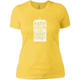 T-Shirts Vibrant Yellow / X-Small KCDF Tardis Women's Premium T-Shirt