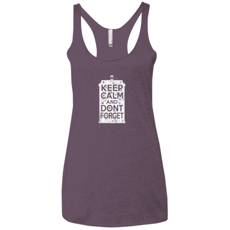 T-Shirts Vintage Purple / X-Small KCDF Tardis Women's Triblend Racerback Tank