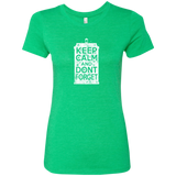 T-Shirts Envy / Small KCDF Tardis Women's Triblend T-Shirt