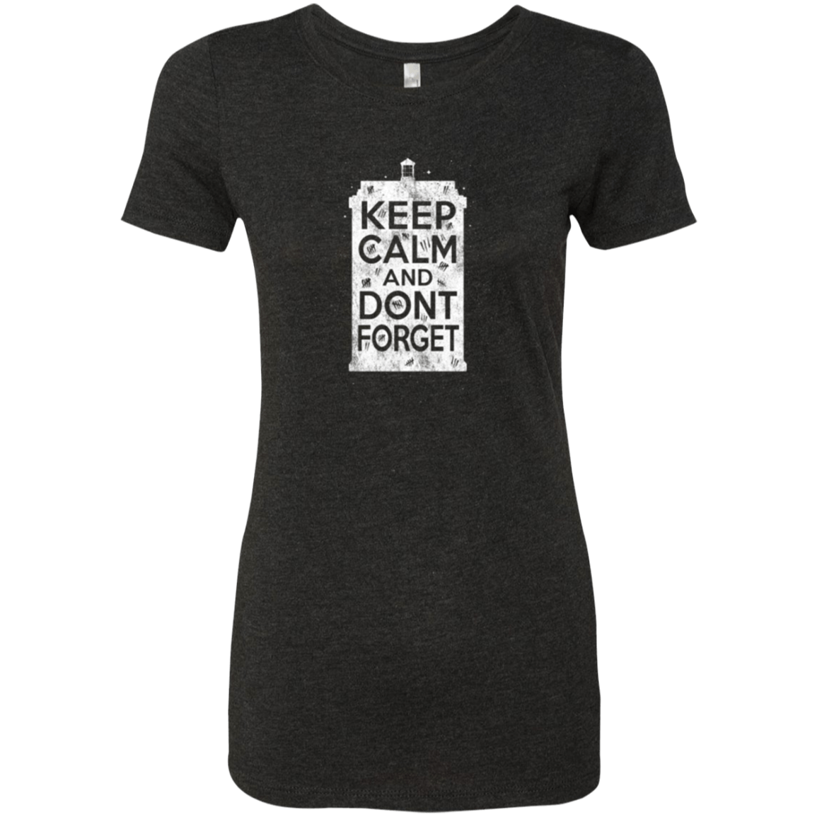 T-Shirts Vintage Black / Small KCDF Tardis Women's Triblend T-Shirt