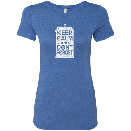 T-Shirts Vintage Royal / Small KCDF Tardis Women's Triblend T-Shirt