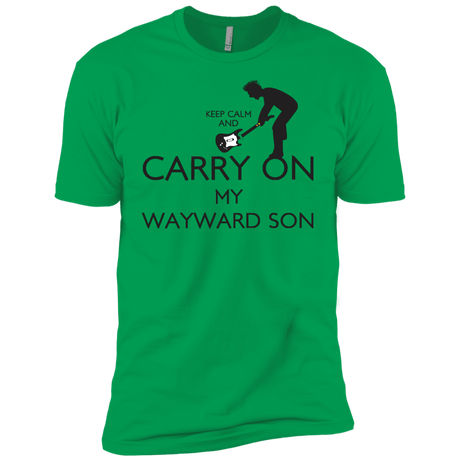 T-Shirts Kelly Green / YXS Keep Calm and Carry On My Wayward Son! Boys Premium T-Shirt