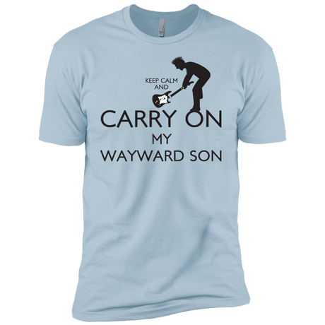 T-Shirts Light Blue / YXS Keep Calm and Carry On My Wayward Son! Boys Premium T-Shirt