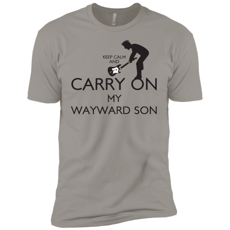 T-Shirts Light Grey / YXS Keep Calm and Carry On My Wayward Son! Boys Premium T-Shirt