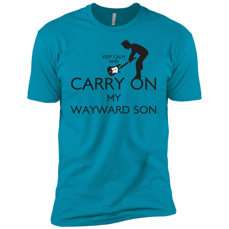 T-Shirts Turquoise / YXS Keep Calm and Carry On My Wayward Son! Boys Premium T-Shirt