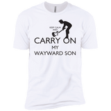 T-Shirts White / YXS Keep Calm and Carry On My Wayward Son! Boys Premium T-Shirt