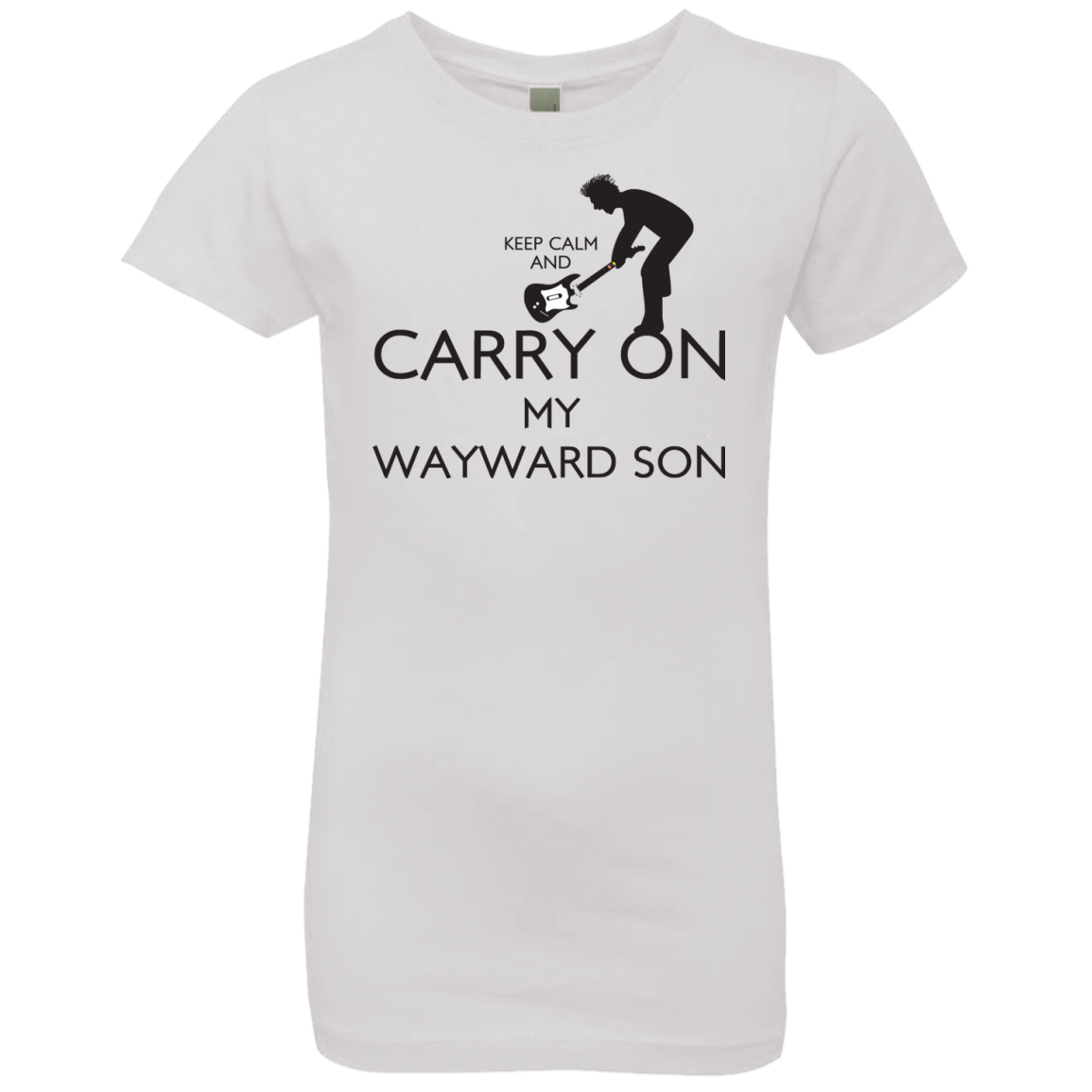 T-Shirts White / YXS Keep Calm and Carry On My Wayward Son! Girls Premium T-Shirt