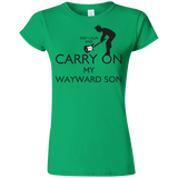 T-Shirts Irish Green / S Keep Calm and Carry On My Wayward Son! Junior Slimmer-Fit T-Shirt