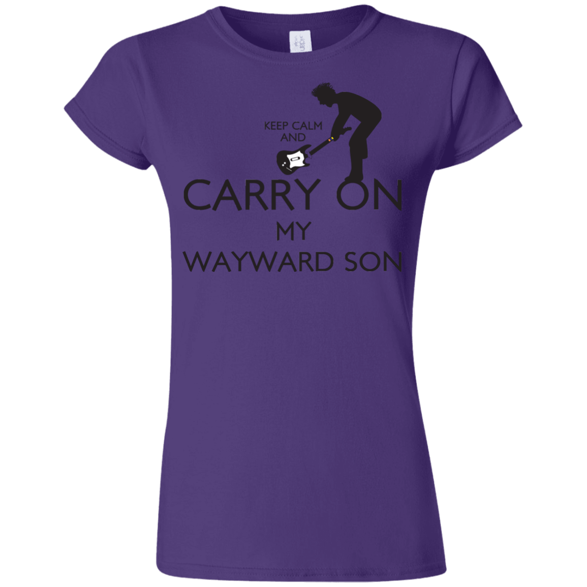 T-Shirts Purple / S Keep Calm and Carry On My Wayward Son! Junior Slimmer-Fit T-Shirt