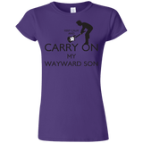 T-Shirts Purple / S Keep Calm and Carry On My Wayward Son! Junior Slimmer-Fit T-Shirt