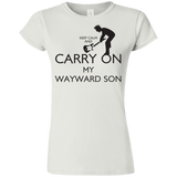 T-Shirts White / S Keep Calm and Carry On My Wayward Son! Junior Slimmer-Fit T-Shirt