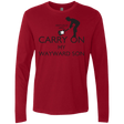 T-Shirts Cardinal / S Keep Calm and Carry On My Wayward Son! Men's Premium Long Sleeve