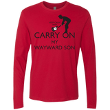 T-Shirts Red / S Keep Calm and Carry On My Wayward Son! Men's Premium Long Sleeve