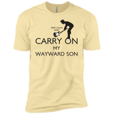 T-Shirts Banana Cream / X-Small Keep Calm and Carry On My Wayward Son! Men's Premium T-Shirt