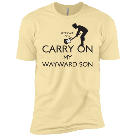 T-Shirts Banana Cream / X-Small Keep Calm and Carry On My Wayward Son! Men's Premium T-Shirt