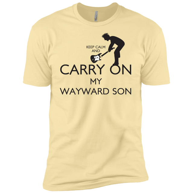 T-Shirts Banana Cream / X-Small Keep Calm and Carry On My Wayward Son! Men's Premium T-Shirt