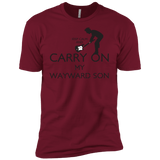 T-Shirts Cardinal / X-Small Keep Calm and Carry On My Wayward Son! Men's Premium T-Shirt
