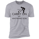 T-Shirts Heather Grey / X-Small Keep Calm and Carry On My Wayward Son! Men's Premium T-Shirt