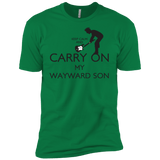 T-Shirts Kelly Green / X-Small Keep Calm and Carry On My Wayward Son! Men's Premium T-Shirt