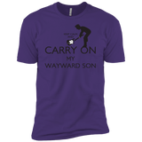 T-Shirts Purple Rush/ / X-Small Keep Calm and Carry On My Wayward Son! Men's Premium T-Shirt