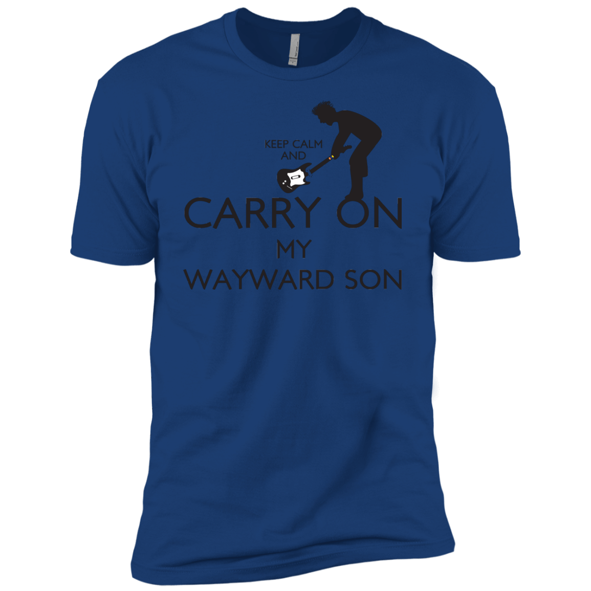 T-Shirts Royal / X-Small Keep Calm and Carry On My Wayward Son! Men's Premium T-Shirt
