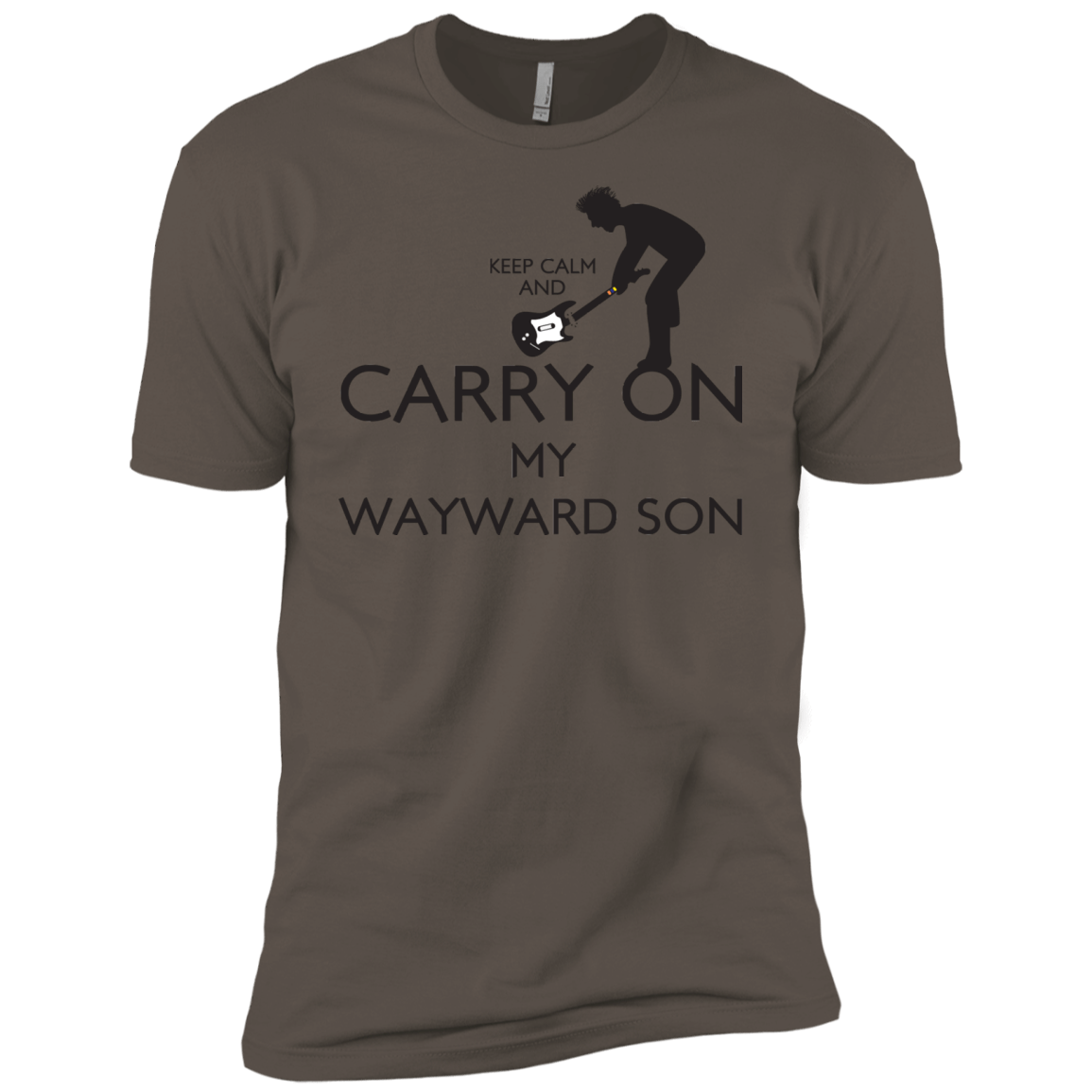 T-Shirts Warm Grey / X-Small Keep Calm and Carry On My Wayward Son! Men's Premium T-Shirt