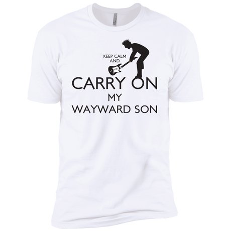 T-Shirts White / X-Small Keep Calm and Carry On My Wayward Son! Men's Premium T-Shirt