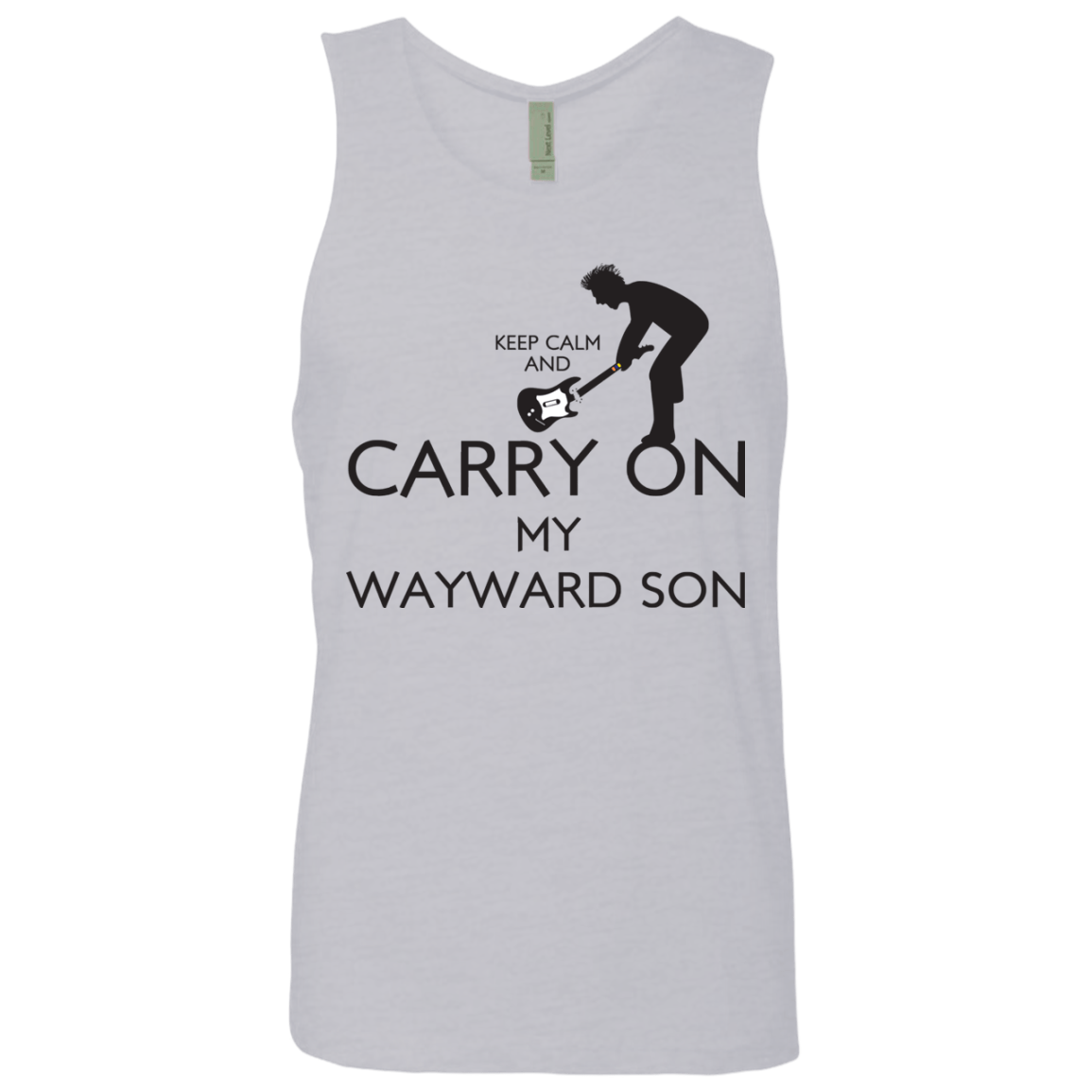 T-Shirts Heather Grey / S Keep Calm and Carry On My Wayward Son! Men's Premium Tank Top