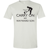 T-Shirts White / X-Small Keep Calm and Carry On My Wayward Son! Men's Semi-Fitted Softstyle