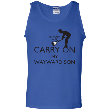 T-Shirts Royal / S Keep Calm and Carry On My Wayward Son! Men's Tank Top