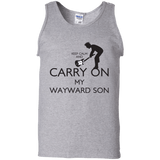 T-Shirts Sport Grey / S Keep Calm and Carry On My Wayward Son! Men's Tank Top