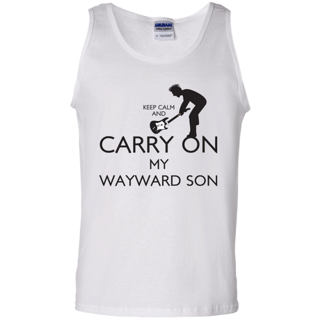 T-Shirts White / S Keep Calm and Carry On My Wayward Son! Men's Tank Top