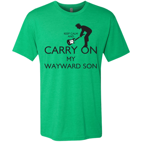 T-Shirts Envy / S Keep Calm and Carry On My Wayward Son! Men's Triblend T-Shirt