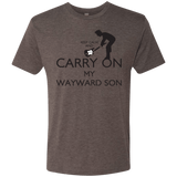 T-Shirts Macchiato / S Keep Calm and Carry On My Wayward Son! Men's Triblend T-Shirt