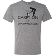 T-Shirts Premium Heather / S Keep Calm and Carry On My Wayward Son! Men's Triblend T-Shirt