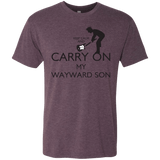 T-Shirts Vintage Purple / S Keep Calm and Carry On My Wayward Son! Men's Triblend T-Shirt