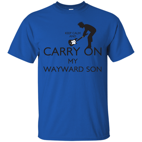 T-Shirts Royal / S Keep Calm and Carry On My Wayward Son! T-Shirt