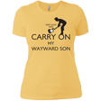 T-Shirts Banana Cream/ / X-Small Keep Calm and Carry On My Wayward Son! Women's Premium T-Shirt