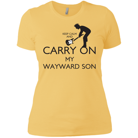 T-Shirts Banana Cream/ / X-Small Keep Calm and Carry On My Wayward Son! Women's Premium T-Shirt