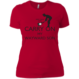T-Shirts Red / X-Small Keep Calm and Carry On My Wayward Son! Women's Premium T-Shirt