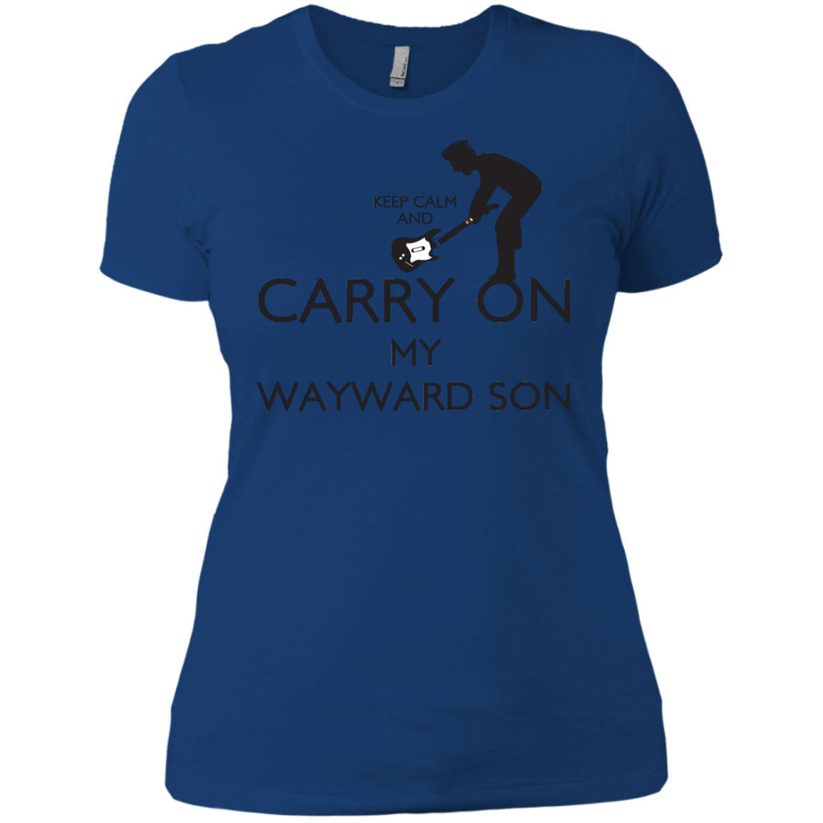 T-Shirts Royal / X-Small Keep Calm and Carry On My Wayward Son! Women's Premium T-Shirt