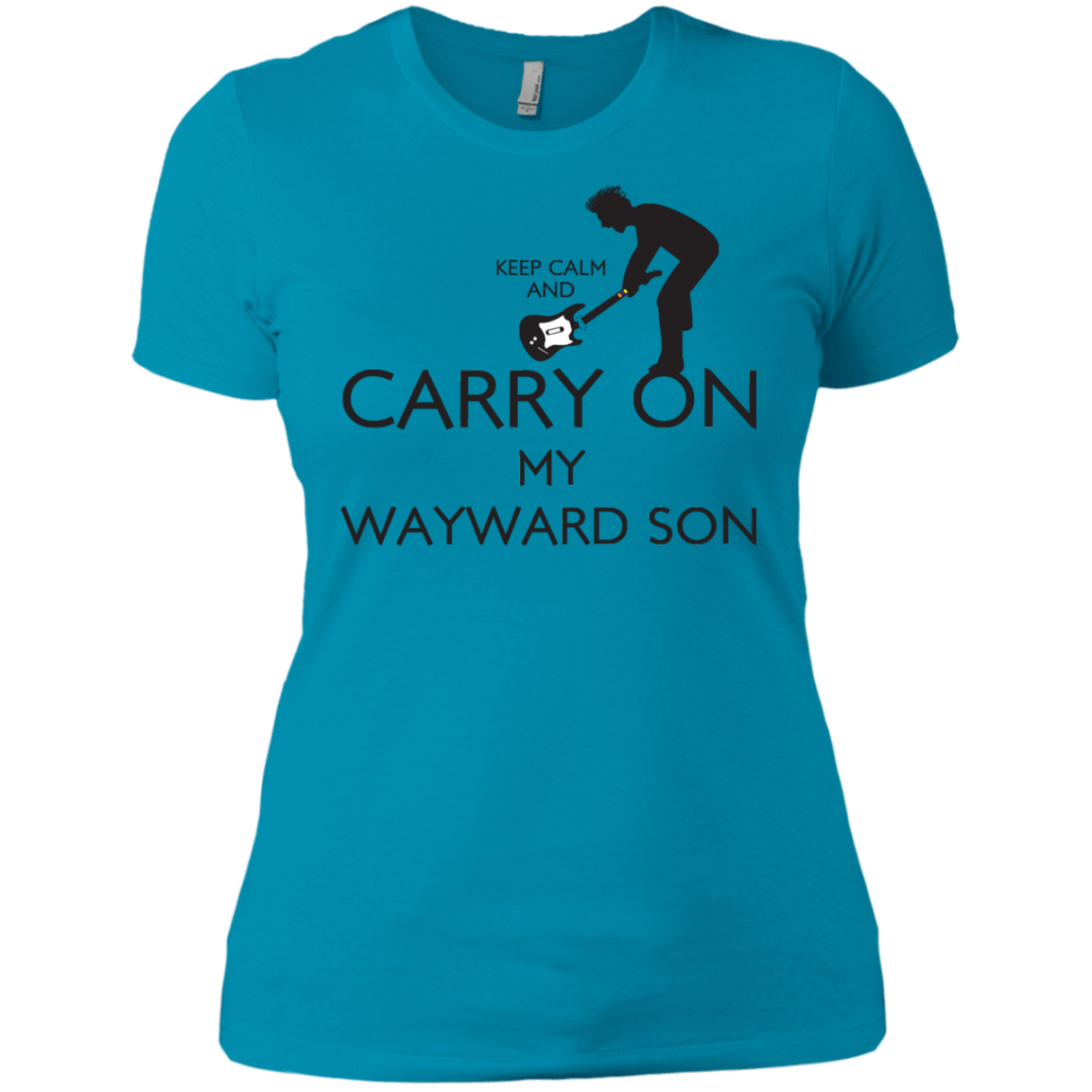 T-Shirts Turquoise / X-Small Keep Calm and Carry On My Wayward Son! Women's Premium T-Shirt
