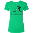 T-Shirts Envy / S Keep Calm and Carry On My Wayward Son! Women's Triblend T-Shirt