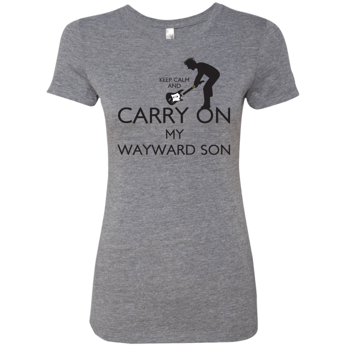 T-Shirts Premium Heather / S Keep Calm and Carry On My Wayward Son! Women's Triblend T-Shirt