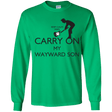 T-Shirts Irish Green / YS Keep Calm and Carry On My Wayward Son! Youth Long Sleeve T-Shirt