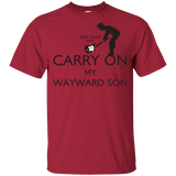 T-Shirts Cardinal / YXS Keep Calm and Carry On My Wayward Son! Youth T-Shirt